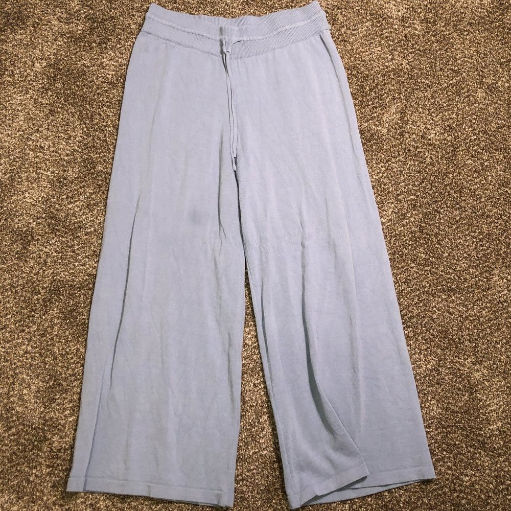 Cropped Wide Leg Pants